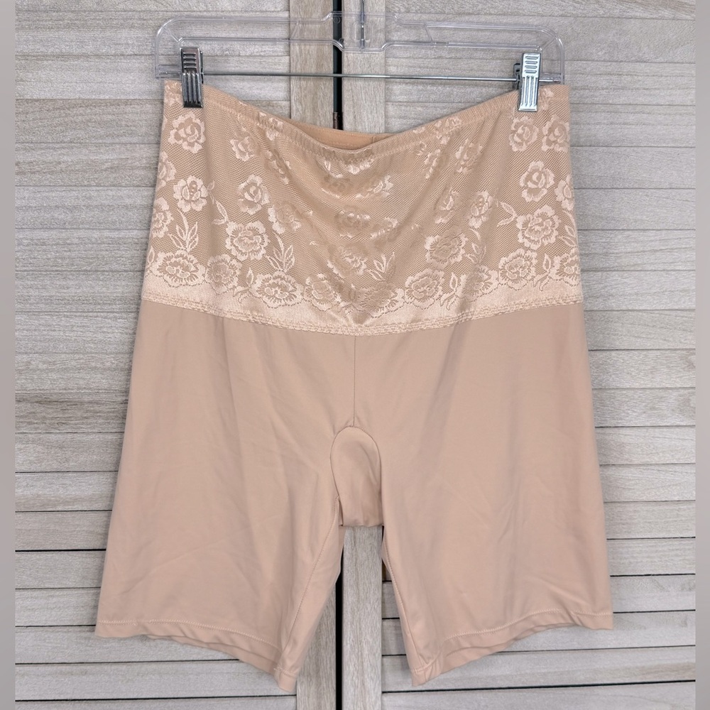 TORRID Microfiber High Rise Short 360 Smoothing Panty Rose Dust-1X